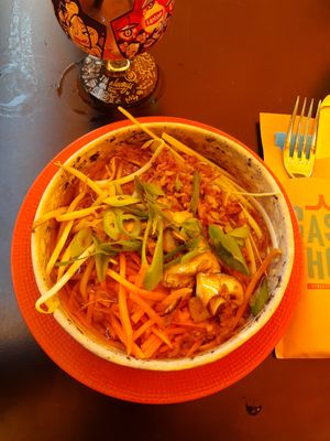 Noodle bowl at Casa Chow in Gouda