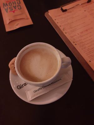 Coffee with oat milk at Casa Chow in Gouda