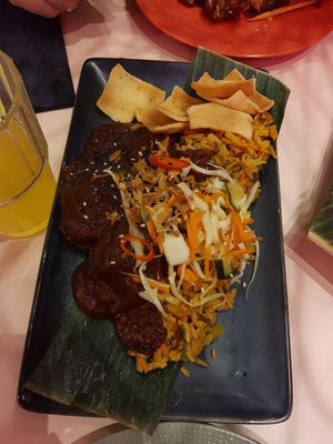 Sate ajam tempeh at Casa Chow in Gouda