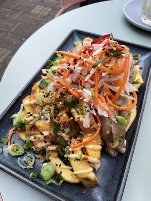 Loaded fries  at Casa Chow in Gouda