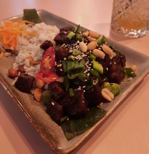 Tempeh saté at Casa Chow in Gouda