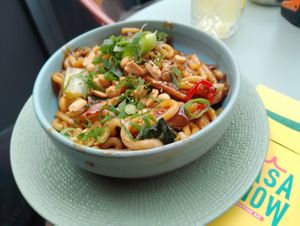 Udon Noodles at Casa Chow in Gouda