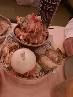 Part of the mains of the surprise menu at Casa Chow in Gouda