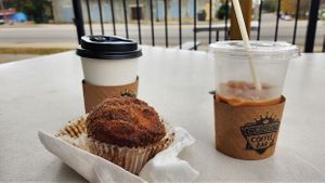   at Curiosity Coffee Bar in Columbia