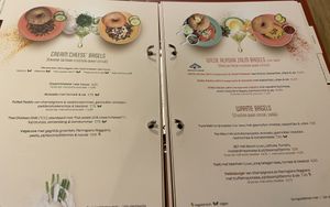 Some vegan bagels Feb 2023 at Bagels & Beans - Biltstraat in Utrecht