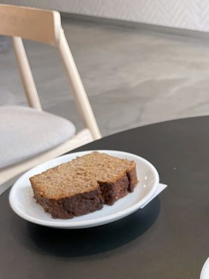 Vegan banana bread  at Oliver Green - West in Amsterdam