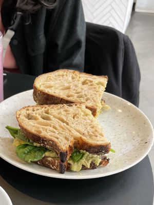 Pesto Avocado Sandwich  at Oliver Green - West in Amsterdam