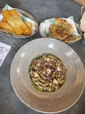 Aubergine Tatar  at Powerplant in North West London