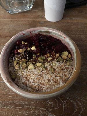 Malabi coconut rice  at Powerplant in North West London