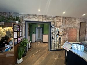 I love surface mounted copper pipe  #Veganuary at Powerplant in North West London