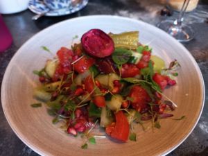 Fattoush salad at Powerplant in North West London