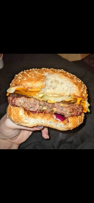 Impossible vegan cheese burger at Grill'd Fairfield in Fairfield