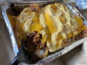 Chili-cheese tots- large at Wizard Burger in Albany