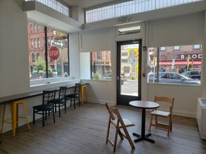 Dining room.  at Wizard Burger in Albany