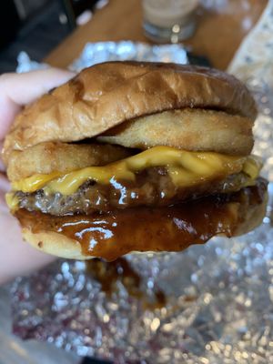 Bilbo-Q no jalapeños  at Wizard Burger in Albany