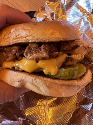 Burger   at Wizard Burger in Albany