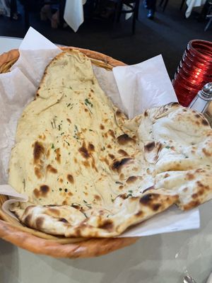   Naan  at Saffron Grill in Seattle