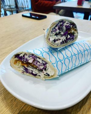 Fried fish wraps  at Hunky Dory in Byron Bay