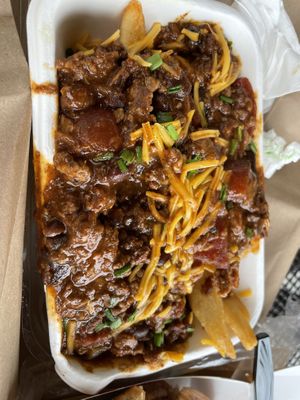 Chili fries   at PLNT Burger in Jenkintown