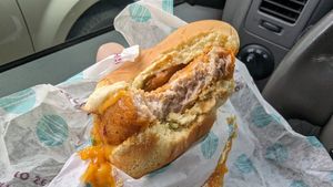 Hot chicken sandwich at PLNT Burger in Jenkintown