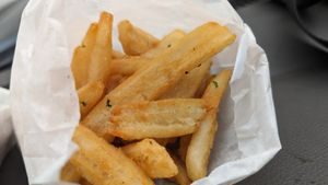 Fries at PLNT Burger in Jenkintown