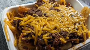 Chili cheese fries at PLNT Burger in Jenkintown