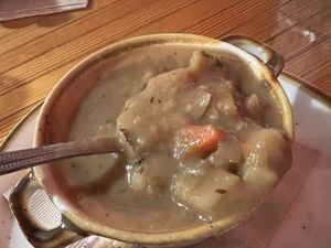 Creamy Potato and Leek Soup  at The Chop Shop in Butler