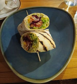 Hummus Wrap at The Chop Shop in Butler