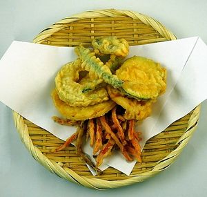 Vegetable Tempura at Waraji Japanese Restaurant in Raleigh