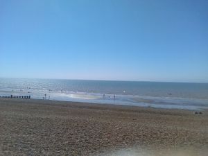 Lovely view always at The Bathing Hut in St Leonards
