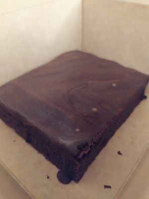 Brownie at Vegan Pizza Project in Hamburg