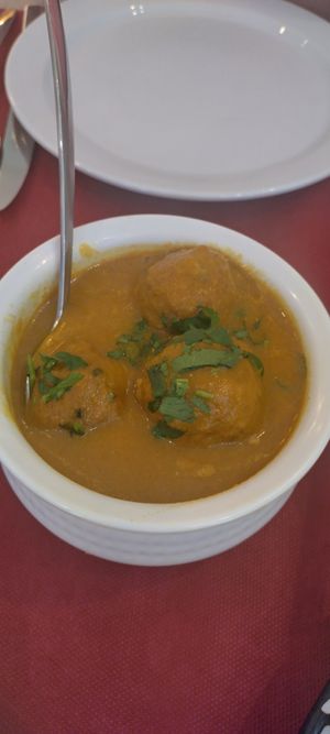 Kofta curry at Curcumaa in Gran Canaria