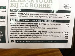 Snacks   at Wolfsend in Zaandijk