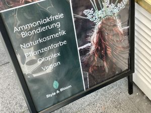 sign at Style & Bloom in Cologne