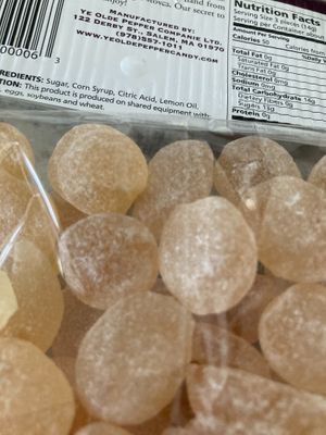 Lemon drops at True Treats Historic Candy in Harpers Ferry