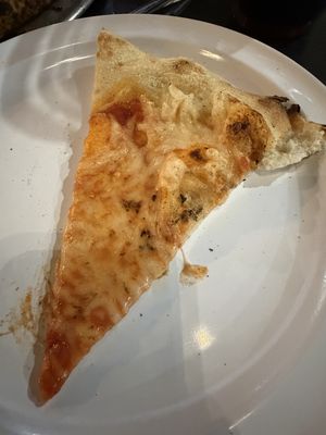 Vegan cheese pizza slice  at V Pizza - San Marco in Jacksonville
