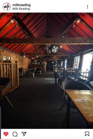 Plenty of seating (pls book to avoid disappointment) at Milk Bar in Reading