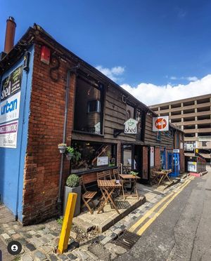 Upstairs, above the wonderful Shed cafe at Milk Bar in Reading