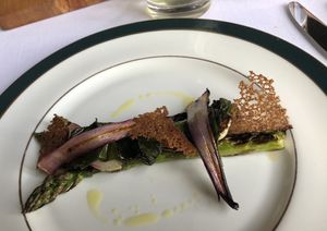 Lunan Bay Farm Asparagus at The Clunie Dining Room in Ballater