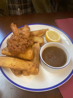 ‘Fish’ and chips - look at those chunky chips at The Old House in Sheffield