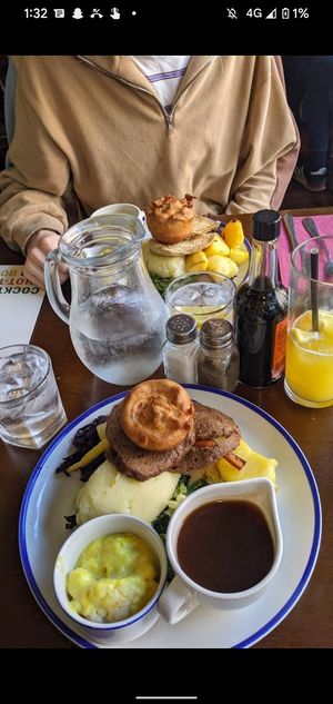 Vegan beef roast at The Old House in Sheffield