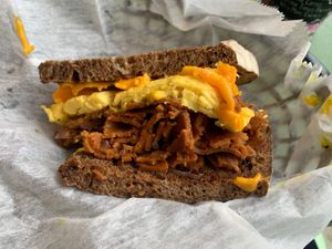 Close-up  at Take Two Cafe in Schenectady