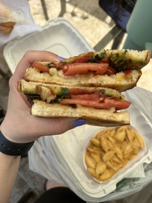 Caprese sandwich - did not enjoy  at Take Two Cafe in Schenectady
