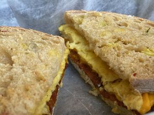 The Night Out Sandwich  at Take Two Cafe in Schenectady