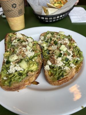 Avo toast   at Take Two Cafe in Schenectady