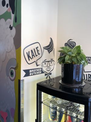 Kale! #Veganuary at Herbie Butcher's Fried Chicken in Minneapolis