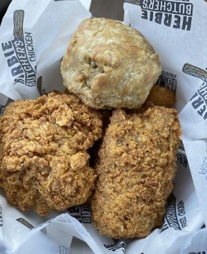 2 pc fried chicken   at Herbie Butcher's Fried Chicken in Minneapolis