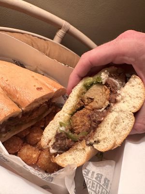 Chicken torta   at Herbie Butcher's Fried Chicken in Minneapolis