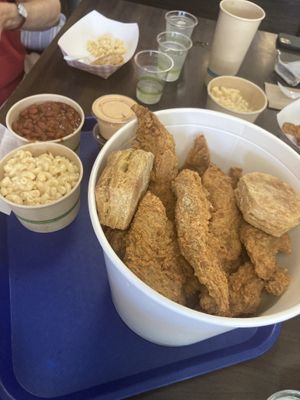 Part of the XL bucket  at Herbie Butcher's Fried Chicken in Minneapolis