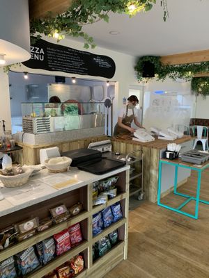 Pizza oven  at Urban Green Cafe in Newcastle Upon Tyne